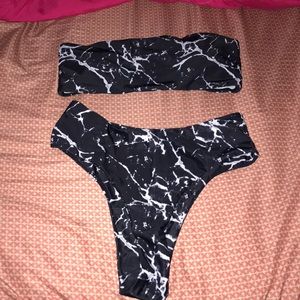 marbles high wasted bikini